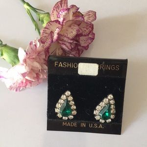 Green Emerald Earrings